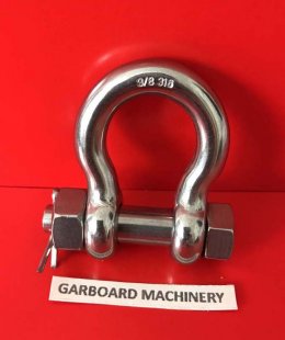 STAINLESS STEEL US TYPE ANCHOR SHACKLE SAFETY PIN