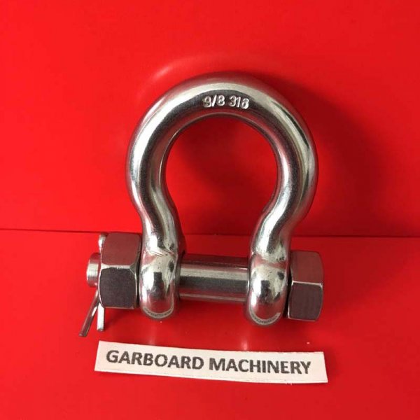 STAINLESS STEEL US TYPE ANCHOR SHACKLE SAFETY PIN